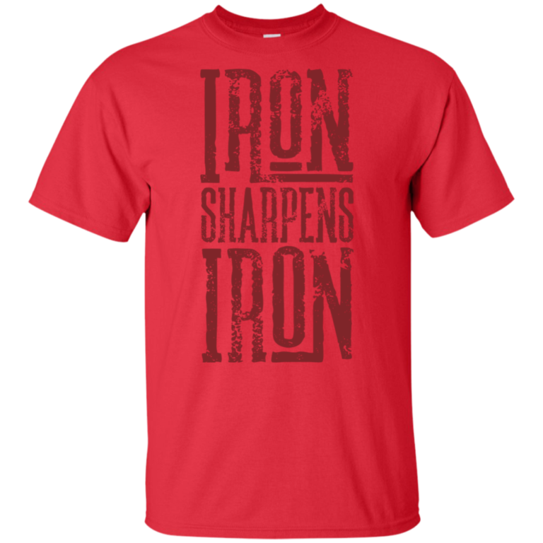 ISI - Adult T - Iron Sharpens Iron Logo Blue - Iron Sharpens Iron